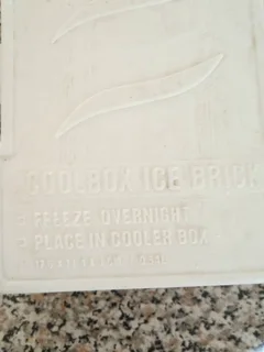 LARGE. COOL BAG AND BOXES COMPLETE WITH ICE BLOCK