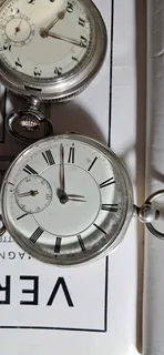 Antique Silver Pocket Watches - 1890 and 1930s