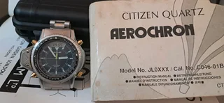 Citizen Aerochron Balooning C046 Gents Ana-digi watch -1980s