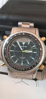 Citizen Aerochron Balooning C046 Gents Ana-digi watch -1980s