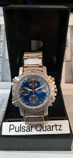 Pulsar Titanium Chronograph Quartz Gents Watch - 1990s