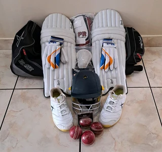 Full Out Door Cricket Gear Set For Youth/mens (excludes Bat)