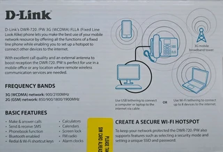 D-Link 3G FLLA WI-FI PHONE DWR-720/PW