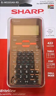 Sharp EL-W535SA-BRD 422-functions Scientific Calculator Red (Brand New)