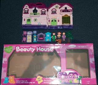 Dream Double Story mobile House with Family &amp; Furniture (As New)