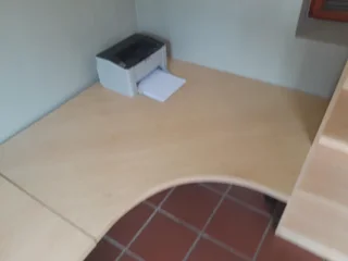 DESK AND FILING CABINET