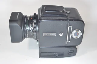 Hasselblad 500 EL/M with A12 and 80mm Planar T* lens