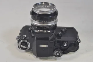 Nikon F2 Photomic SB pro film camera with Dp-3 prism and 50mm Nikkor 1.4 lens
