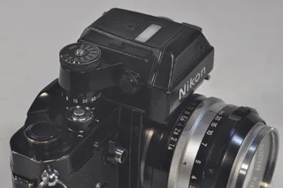 Nikon F2 Photomic SB pro film camera with Dp-3 prism and 50mm Nikkor 1.4 lens