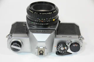 Pentax K1000 manual film camera with 50mm lens