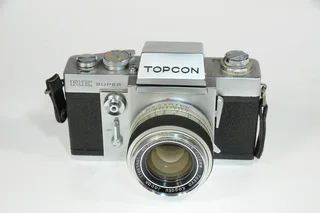 Topcon RE Super film camera with a 58mm f1.8 Topcor lens