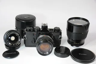 Olympus OM2 film camera with 50mm Zuiko lens
