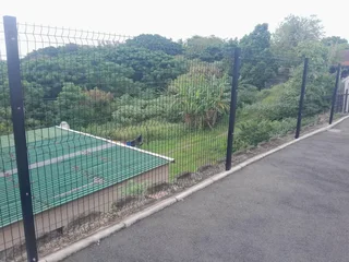 Precast walls and perimeter fence. Clearview fence.