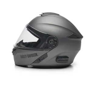 HARLEY DAVIDSON - OUTRUSH R MODULAR BLUETOOTH HELMET - MATTE SILVER | MEDIUM