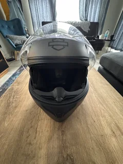 HARLEY DAVIDSON - OUTRUSH R MODULAR BLUETOOTH HELMET - MATTE SILVER | MEDIUM