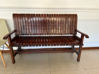 office desks/bench/dart board