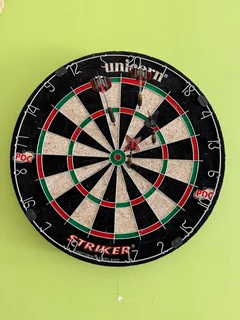 office desks/bench/dart board