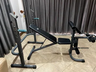 HS Pro Bench + Rack + Long Bar