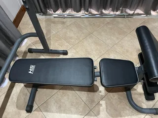 HS Pro Bench &#43; Rack &#43; Long Bar