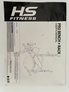HS Pro Bench &#43; Rack &#43; Long Bar