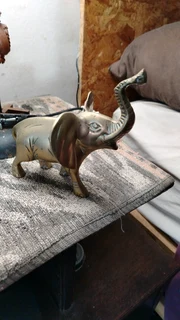 Small brass elephant