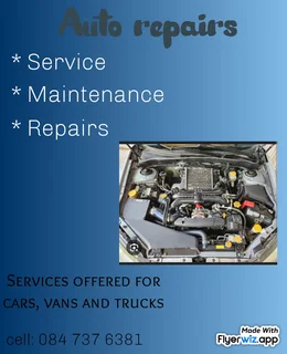 Mechanical repairs