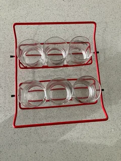 Drinks tray swinging