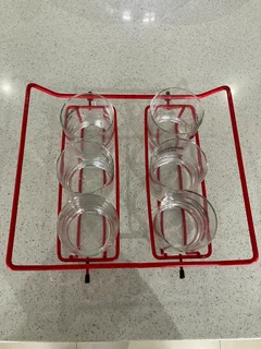 Drinks tray swinging