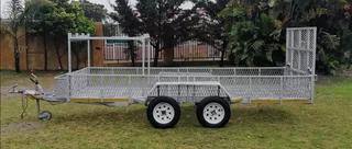 Double Axle Trailor 1.4m x 4m