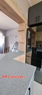 Bedroom and kitchen cupboards