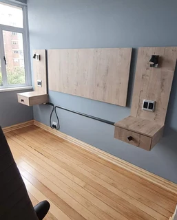 Bedroom and kitchen cupboards