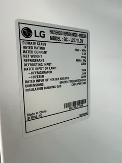 Lg double door fridge