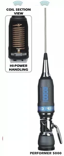 High Power, High Gain, SIRIO P5000 CB Mobile Antenna