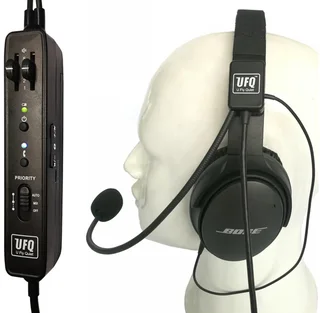 Ufq Bluetooth Av-mike2 Aviation Microphone For Bose Qc25/qc35