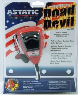 Astatic Road Devil Amplified 4-Pin CB Microphone
