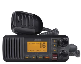 UM385 25 Watt Fixed Mount, Class D VHF Marine Radio with DSC