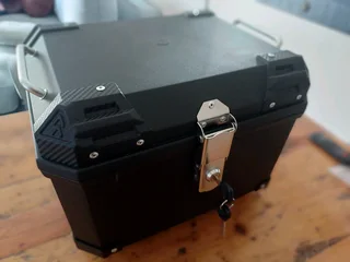 Motorcycle Topbox 45L- Brand New- with mounting plate and all fasteners