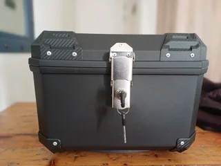 Motorcycle Topbox 45L- Brand New- with mounting plate and all fasteners