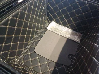 Motorcycle Topbox 45L- With mounting plate and all fasteners- Built in backrest