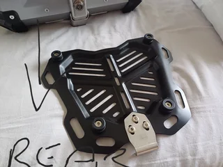 New Aluminium Motorcycle Topbox 45L- Quick release. With mounting plate and all fittings