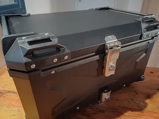 New  Massive 65L Aluminium TopBox- With mounting plate and all fittings