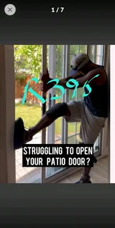 Only R395 (Was R650) to repair your sticky/ stuck patio door (Blouberg surrounds)