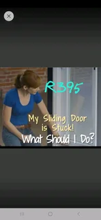 Now only R395 Patio/ Sliding door sticking/ Stuck? Rollers replaced R395 (No call out fee)