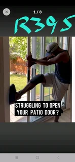 Now only R395 Patio/ Sliding door sticking/ Stuck? Rollers replaced R395 (No call out fee)