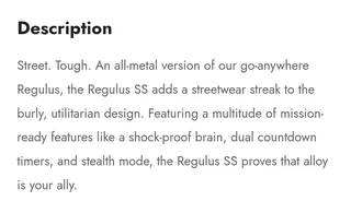 Brand New Nixon Regulus SS Army Watch In box with all packaging