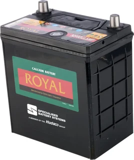 Royal Calcium Ns40 12v 35ah 310cca, Semi Sealed Maintenance Free Lead Acid Battery.