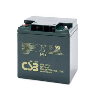 CSB EVX12300 12v 30ah Sealed Lead Acid Deep Cycle Battery.