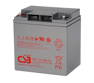 CSB HRL12110W 12v 28ah/110W Sealed Lead Acid Battery.