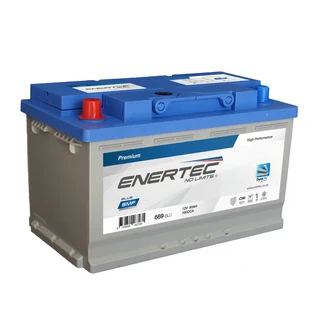 Enertec Blue 669 12v 80ah 770cca LHP Car Battery