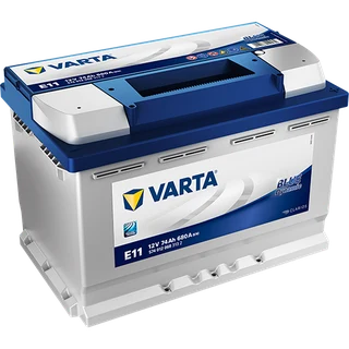 Varta E11/652 12v 74Ah 680cca RHP Car Battery.
